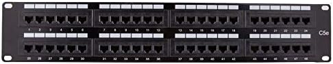 Cable Leader 110 Type Patch Panel (568 A/B Compatible) (48-Port, Cat5e)