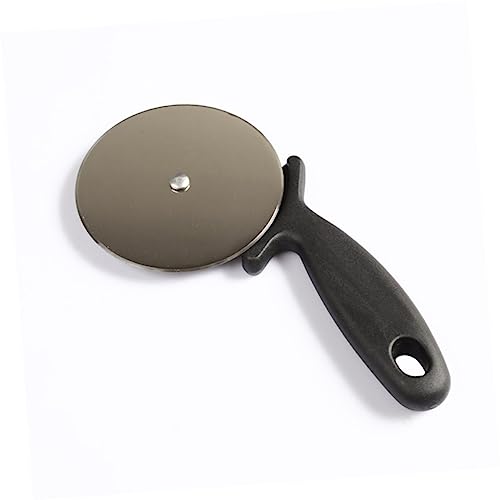 STOBAZA Pizza Wheel Slicer Professional Pizza Cutter Non-slip Handle Easy to Clean Stainless Steel Construction for Home and Commercial Use 10 Inches