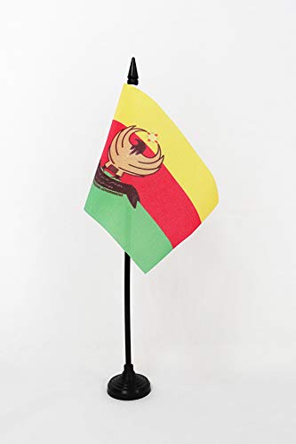AZ FLAG Table Flag Rojava 15 x 10 cm – West Kurdistan Table Flag 10 x 15 cm – Flags