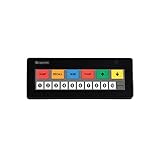 Logic Controls KB1700 17 KEY Programmable KEYPAD (BUMP BAR) - Black, USB Interface, Legend Sheet B...