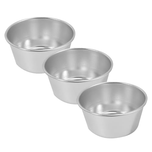 Cabilock Non-stick Coated Cake Mold Set 3 Pcs Muffin Cake Baking Mould Egg Tart Mould Baking Tools Home Bakeware