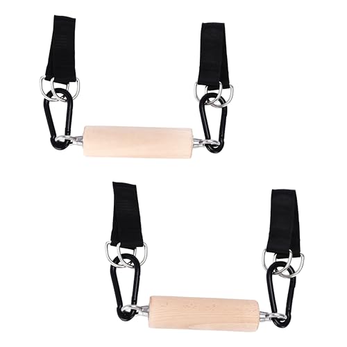 PowrX Kletter-Griff-Trainer- hangboard - Holzgriffe für besseres Klettertraining mit multifunktionalen Trainingsstangen - Rock Climbing Grip trainer 2er-Set