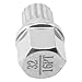 32 Pt Wheel Lock Removal Tool 16 Pt Anti Theft Lug Nut Key for Hollow Shaft Socket Car Wheel Lock Lug Nut Remover Steel Fitment