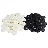 碁石 黒石181個 白石180個 樹脂製 片面が平ら