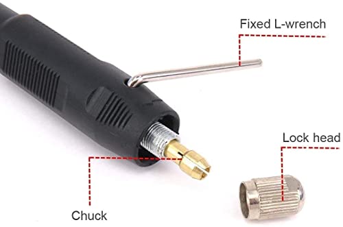 Image of AASONS Mini Die Grinder Rotary Tool Variable Speed | Drilling, Sanding, Buffing, Polishing, Engraving | Dremel Type Electric Compact 130W (Machine With Flexible Shaft)
