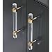 Produktbild OTHZON Knöpfe und Griffe für Küchenschränke, durchsichtige Acrylglas-Zuggriffe für Badezimmer, Schlafzimmer, Küche, Moderne, stilvolle Möbelbeschläge (Größe: 37 cm Länge | 32 cm Loch)