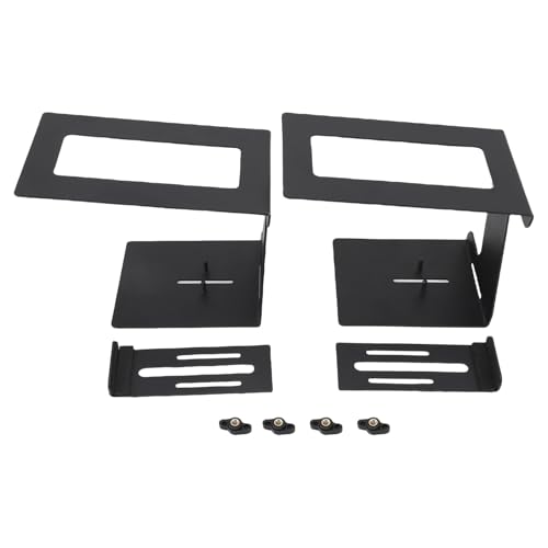 Desktop Speaker Holder with EVA Pads, Adjustable Studio Monitor Risers for Small Medium Speakers