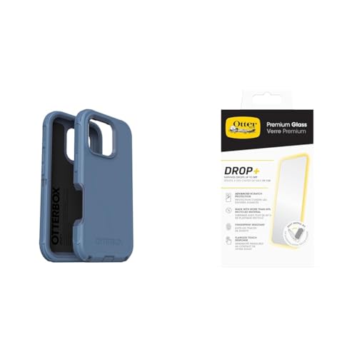 Coque OtterBox Defender MagSafe iPhone 16 Pro bleu, protection robuste premium