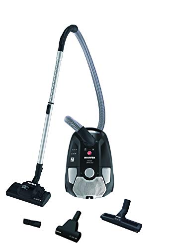 Hoover PC20PET 011 39001654, Aspirateur traîneau avec Sac, Bleu Glamour, 550 W, 72 décibeles