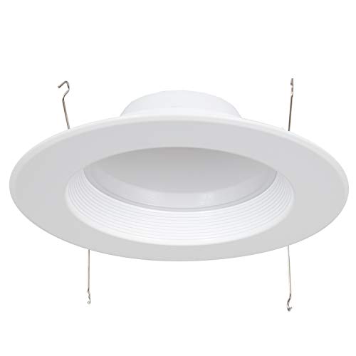 18 Watt 1300 Lumens 6"-Inch Maxxima Dimmable LED Retrofit Downlight Fixture 2700K Warm White, Energy Star, 120 Watt Equivalent, E26 Adapter