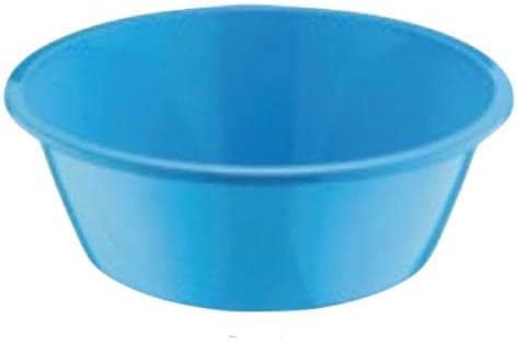 Best House Asude Unbreakable Plastic Multipurpose Bath Tub/Washing Tub - 5.5 Litres Kitchen Bathroom Household Round Wash Basin, Color May Vary (Pack of 2)