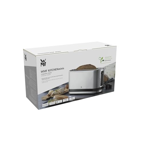 WMF Küchenminis Toaster Langschlitz mit Brötchenaufsatz, 2 Scheiben, XXL, Bagel-Funktion, Langschlitztoaster mit 7 Bräunungsstufen, 900W, Toaster edelstahl matt - Image 11
