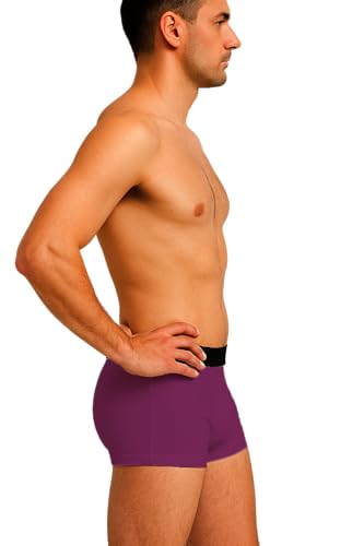 Image of HK47 Men Underwear Pack, Ice Silk Stretchable Breathable Trunks, Regular Fit Men's Brief, Anti Bacterial Quick Dry Innerwear for Men