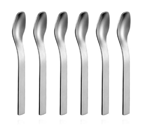 BODUM K6334-57 BARCELONA Set 6 cuillères à espresso, en inox brossé