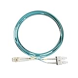 Cables de fibra óptica SHMKBDPF Cable de conexión de fibra óptica OM3 de 300 cm, LC/UPC-SC/UPC LSZH, convertidor dúplex multimodo, FTTH, cable de extensión de 1,8 mm