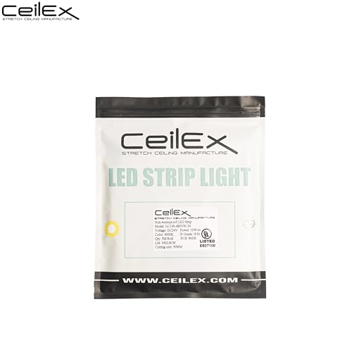 Tira LED COB 24V 10W/m 480 LEDs/m 8mm CRI90 IP20 Interior 4000K miniatura 5