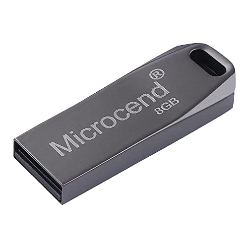Image of 8Gb 3.0 Usb Pen Drive /Flash Drive With Metal Body External Storage Device (Color -Black) (Microcend)