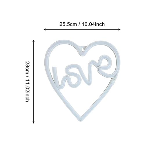 Amour LED néon signe pour créer une ambiance cocooning