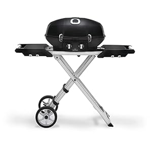 Napoleon - TravelQ PRO285X Portable Propane Gas Grill with Scissor Cart, Black, 2 Burners, For Tailgating, Camping, And Small Outdoor Spaces Napoleon TravelQ PRO285X Portable Propane Gas Grill with Scissor Cart Black 2 Burners For Tailgating Camping And Small Outdoor Spaces