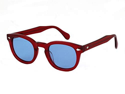 Xlab 8004 Gafas De Sol Estilo Moscot, Unisex, 48mm, Bordeaux Azul Xlab 8004 Gafas De Sol Estilo Moscot, Unisex, 48mm, Bordeaux Azul