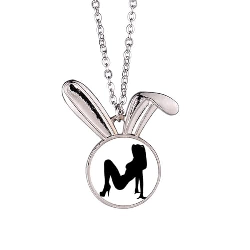 Collier lapin Art Deco aux finitions soignées pour femme raffinée