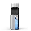 Manastin Bottom Loading Water Cooler Dispenser for 3-5 Gallon Bottles, 3 Temperature - Hot, Cold & Room Water with Child Lock, Ideal Design for Home & Office, Silver