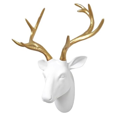 Smarten Arts Faux Deer Head Cover
