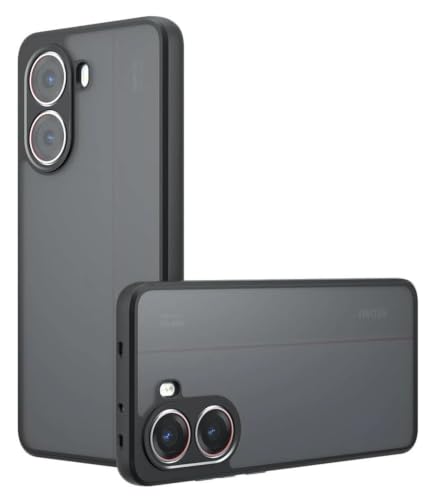 Image of Matte PC Back Cover Case for Redmi Turbo 5, Black,