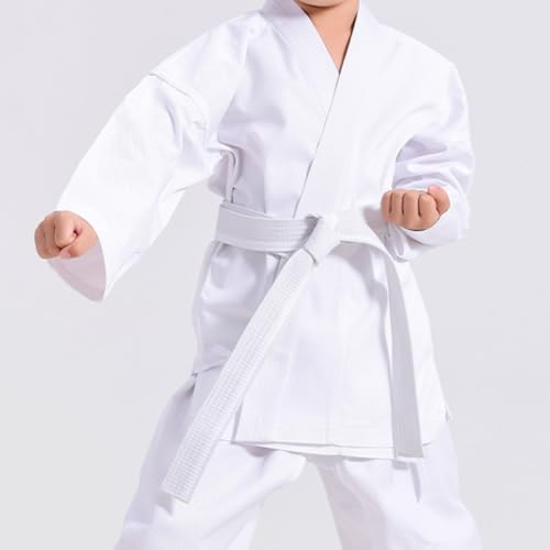 Imflyker Karate Uniform Gi With Belt Sets For Kids Youth Adults Students Martial Arts Trainning Karate Suit Sets thumb #5