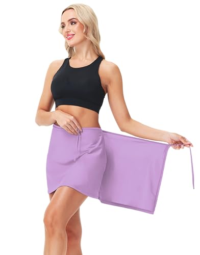 Image of AOBUTE Womens Upf 50+ Beach Sarong Swim Skirt Wrap Cover Up XS-2XL