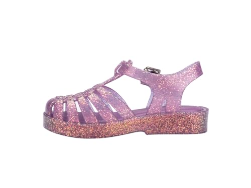 Image of mini melissa Possession Jelly Fisherman Sandal for Toddler and Kids | Iconic Fisherman Jelly Sandal for Toddlers & Girls, Adjustable Buckle, Waterproof, Bubblegum Scent, Play & Dress Shoes