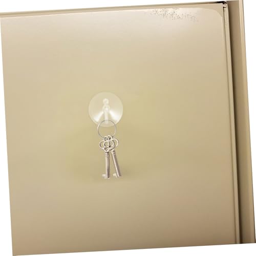 Ganchos de ventosa transparentes PRETYZOOM de 40 piezas para organizar baño y cocina 7