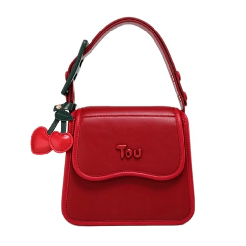 Cherry Purse Women Cute Shoulder Bag Y2K Cherry Tote Bag Trendy Coquette Bag Kawaii Small Purses