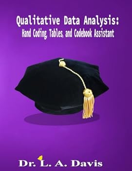 Paperback Qualitative Data Analysis Hand Coding, Tables, and Codebook Assistant: PhD, Doctorate, EdD, Dissertation, Thesis (So You Want To Be a Doctoral Learner Huh? Are you Nuts?) Book