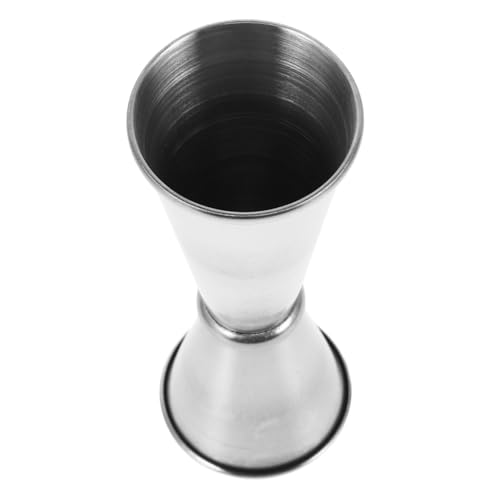 BEBEMOKO Stainless Steel Jigger Measuring Cup for Home Bar with Precision Pouring for Cocktails Beverages Smooth Seamless Design Bartending Accessory