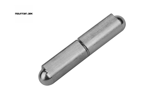 MOUNTAIN_ARK 3 Pack Weld On Bullet Hinge, 6" Length x 1" Barrel 304 Stainless Steel Heavy Duty Weldable Lift Off Hinges for Metal Gate, Dump Trailer Door