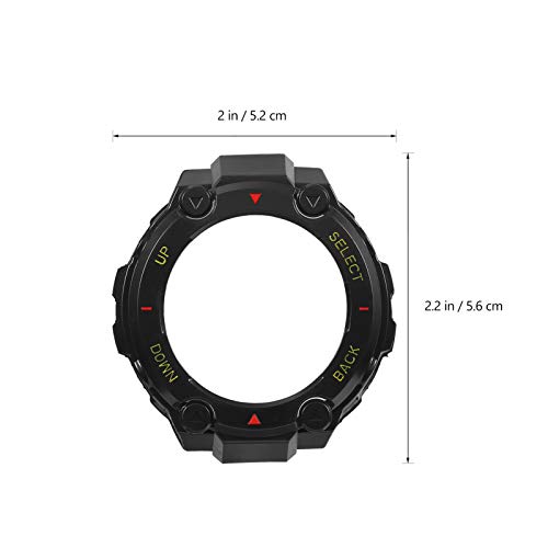 ULTECHNOVO Cobertura da Moldura Do Relógio Protetor de Tela Do Relógio Compatível Com Amazfit T-Rex