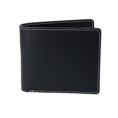 Native Creation 二つ折り財布 本革 栃木レザー レディース メンズ 革 日本製 NC3731 (BLACK)