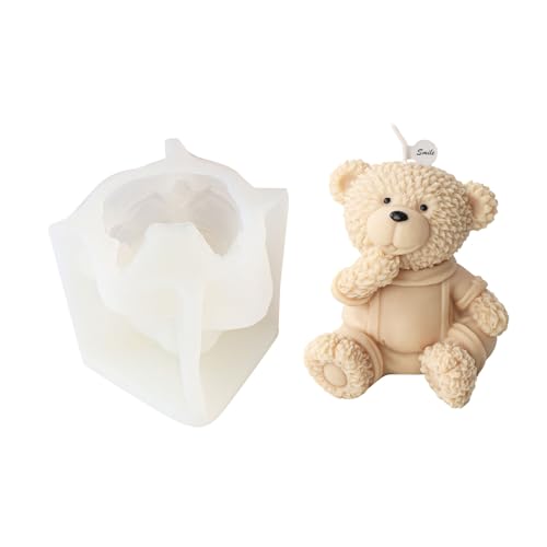 犬クマ型動物石鹸石膏家の装飾樹脂鋳造金型シリコーンエポキシ樹脂骨おやつ用石鹸ベーキング用