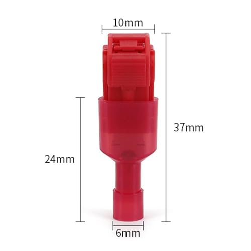 DMTI Caixa 50un Conector Derivação T Emenda Fios 0,5 A 6mm
