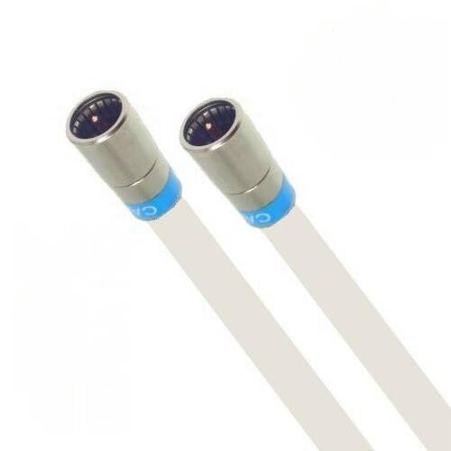 Preisvergleich Produktbild Fritz!Box 6670 Cable Router Netzwerk Anschlusskabel Deluxe Premium Kabel 8K Cabelcon Schnellstecker 4 Meter Weiß