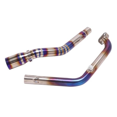 Échappement titane pour YZF R15 V3 V4 : link pipe haut de gamme