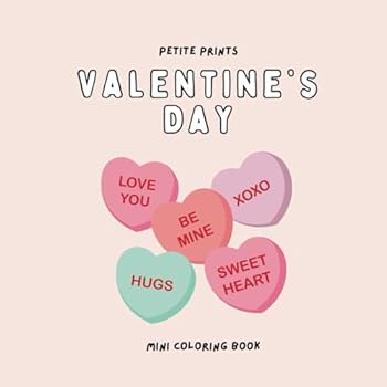 Paperback Valentine's Day: Mini Coloring Book (Petite Prints: Mini Coloring Books) Book
