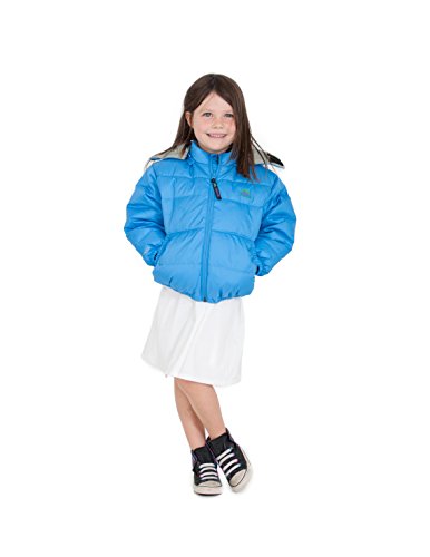Molehill Kids Down Hooded Jacket (700 Down Fill), Azure, 3T2