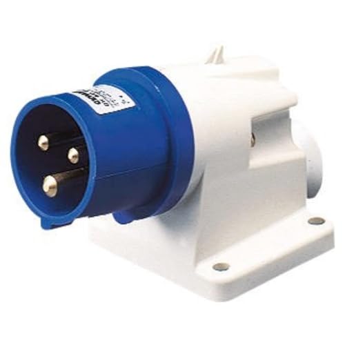Gewiss GW60404 conector eléctrico estándar 16 A 2P+T Ángulo de 90 ° - Fuente de alimentación (16 A, 230 V, 2P+T, 6 h, Ángulo de 90 °, Macho)