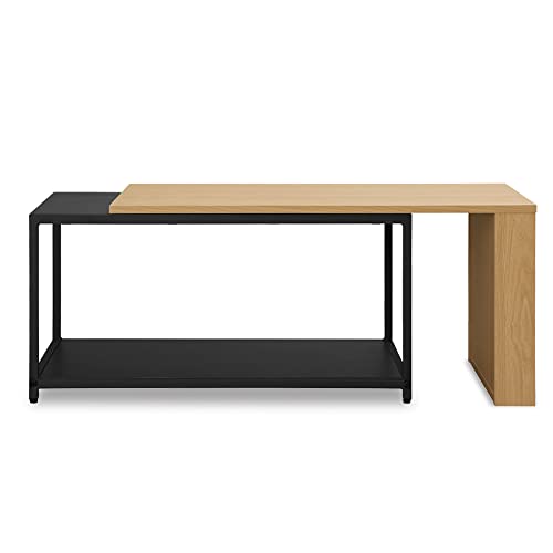 ACXI[}(IRIS OHYAMA) e[u Z^[e[u fXN LkZ^[e[u 79~129×s38×38cm SCT-795 i`/ubN