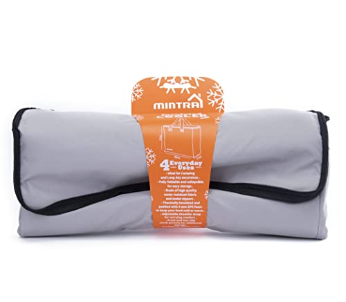 Image of Mintra Insulated Cooler Bag - 14.5inH x 15.75inW x 6.5inD - Beach Bag, Large Reusable Bag for Shopping, Groceries, Picnics, Camping, Beach, Parties, Drinks, Beer, Water