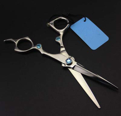 Barber Ciseaux De Cheveux 6 Pouces Diamant Ciseaux De Coupe En Acier Inoxydable Professionnel Coiffure Outil Ciseaux Styliste