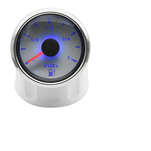 0-190ohm ステンレス鋼燃料レベルセンサー 125 150 200 300 400 ミリメートル 52 ミリメートルデジタル燃料レベルゲージ水タンクレベルインジケータ ボート車トラック用(Fuel Level Gauge WS)