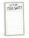 Lets Do This Shit Grocery List Magnetic Groceries Pad 4.25 x 7.5, 50-Sheets